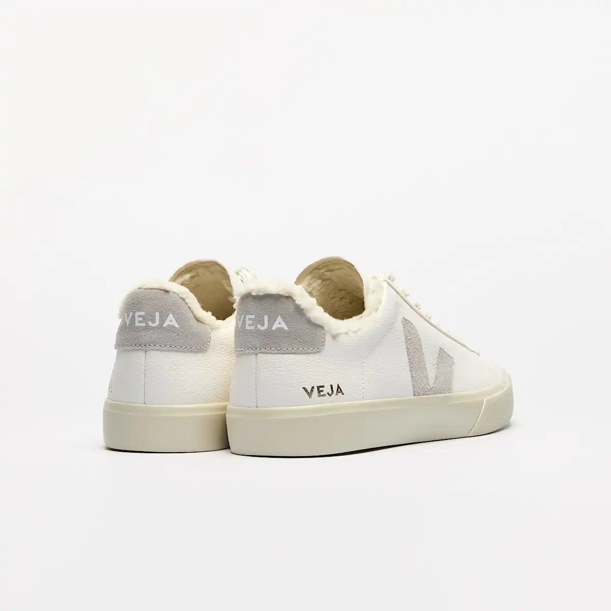 CAMPO FURED LEATHER WHITE LIGHT GREY