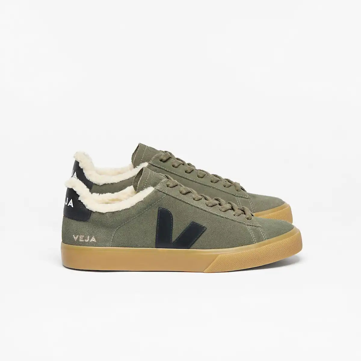 CAMPO FURED SUEDE MUD BLACK NATURAL