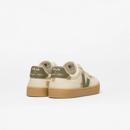 VOLLEY ELASTIC LACES LEATHER VEJA X KONGES SLØJD LEMON