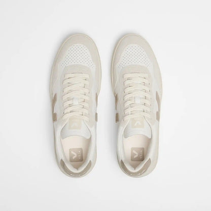 V-90 LEATHER WHITE TAUPE