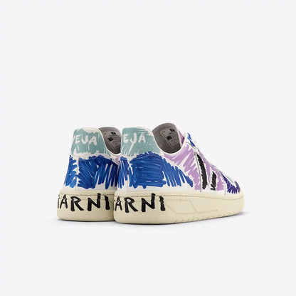 V-10 LEATHER VEJA X MARNI ORCHID BLACK